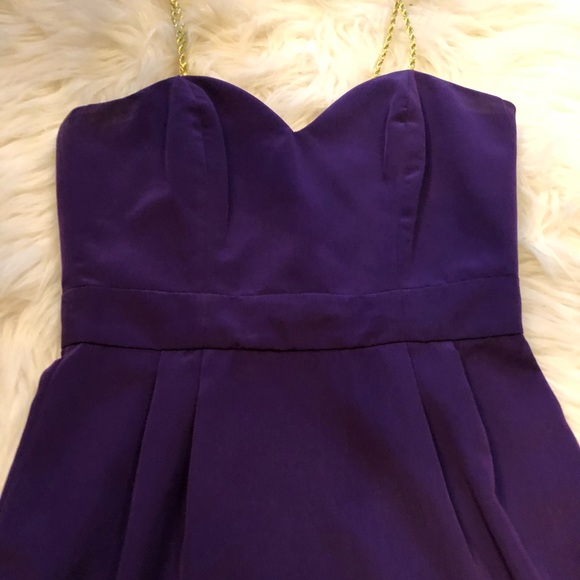 Purple and gold naven mini dress size S - Picture 3 of 5